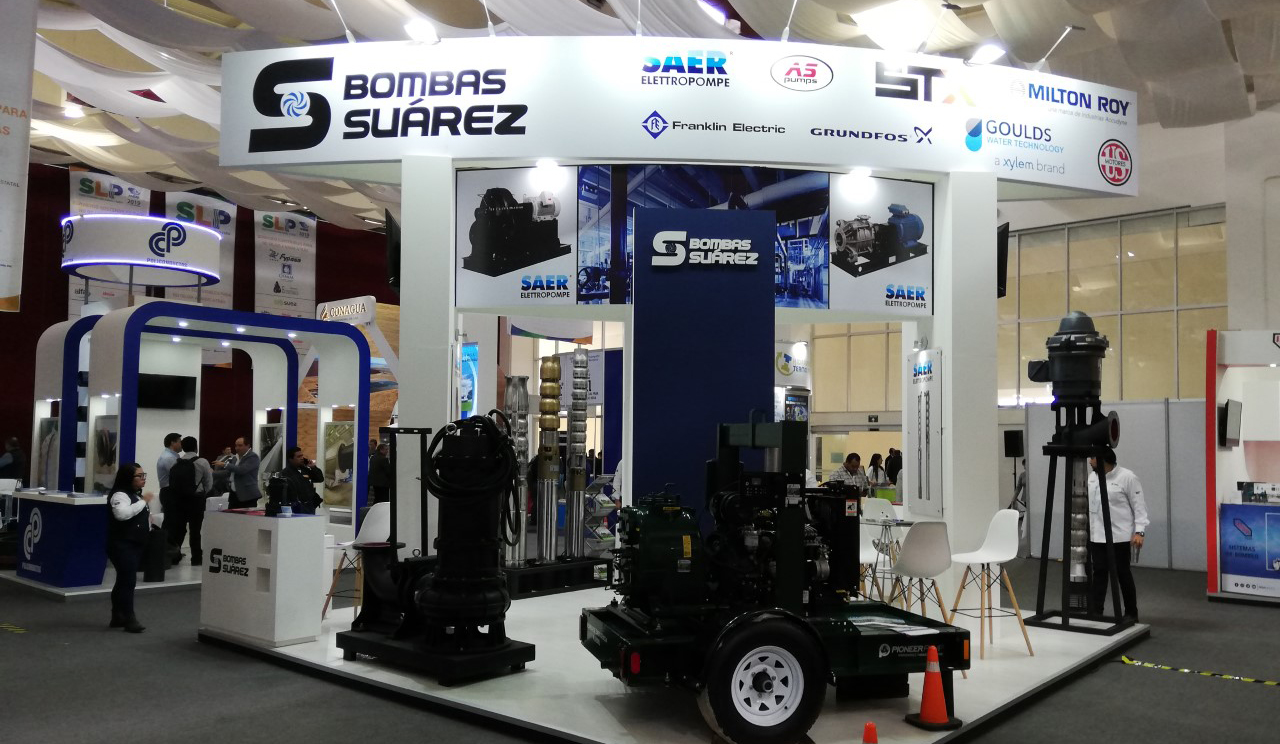 Expos Sistemas de bombeo sumergible y superficial hidroneumáticos bombeo solar contra incendio Bombas Suarez