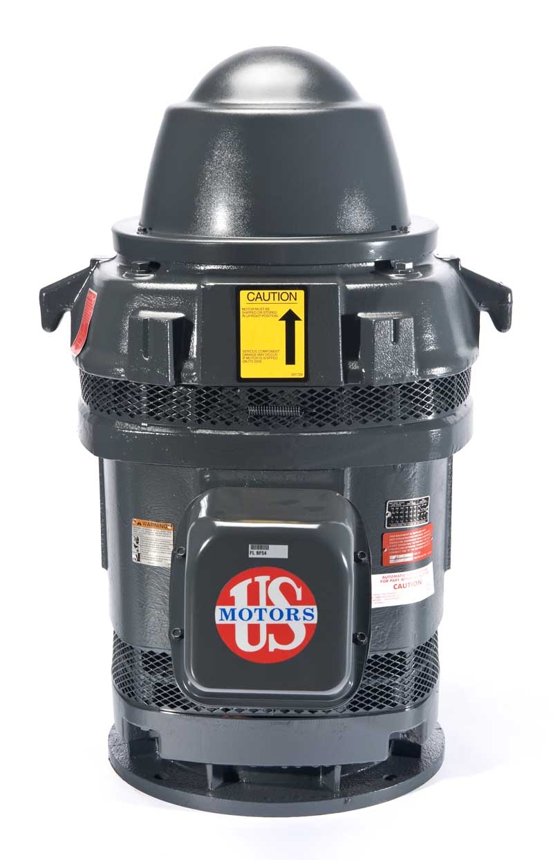 Motor Vertical Flecha Hueca 100HP 230/460V 1800 RPM Marca US Motors 